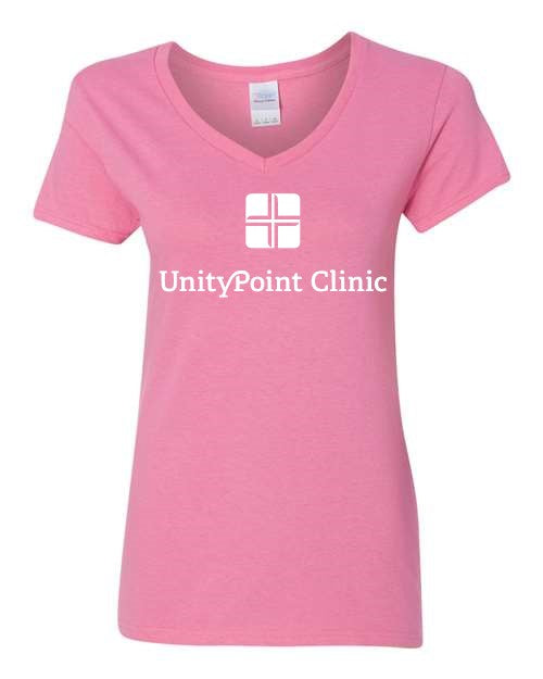 UPC (white logo) Gildan - Heavy Cotton™ Women’s V-Neck T-Shirt - 5V00L