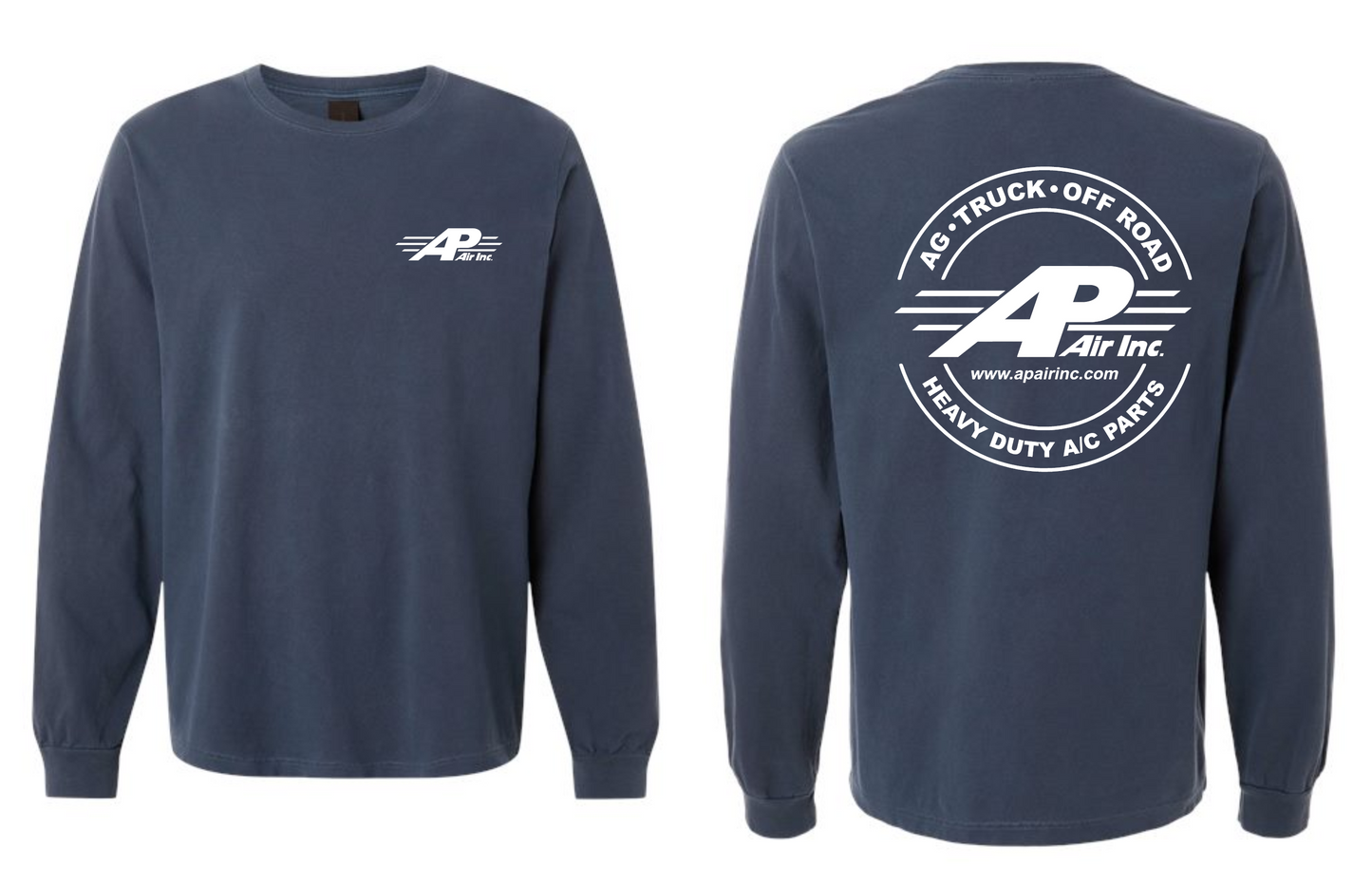 AP AIR  BELLA + CANVAS Unisex Heavyweight Garment-Dyed Long Sleeve Tee - 4851GD