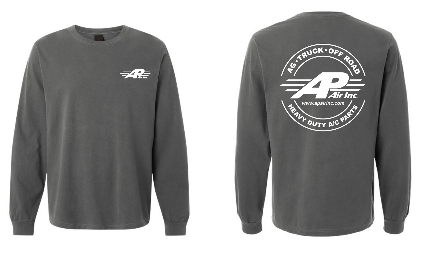 AP AIR  BELLA + CANVAS Unisex Heavyweight Garment-Dyed Long Sleeve Tee - 4851GD