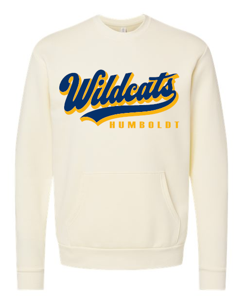 Wildcats 074 Next Level - Santa Barbara Pocket Crewneck Sweatshirt - 9001