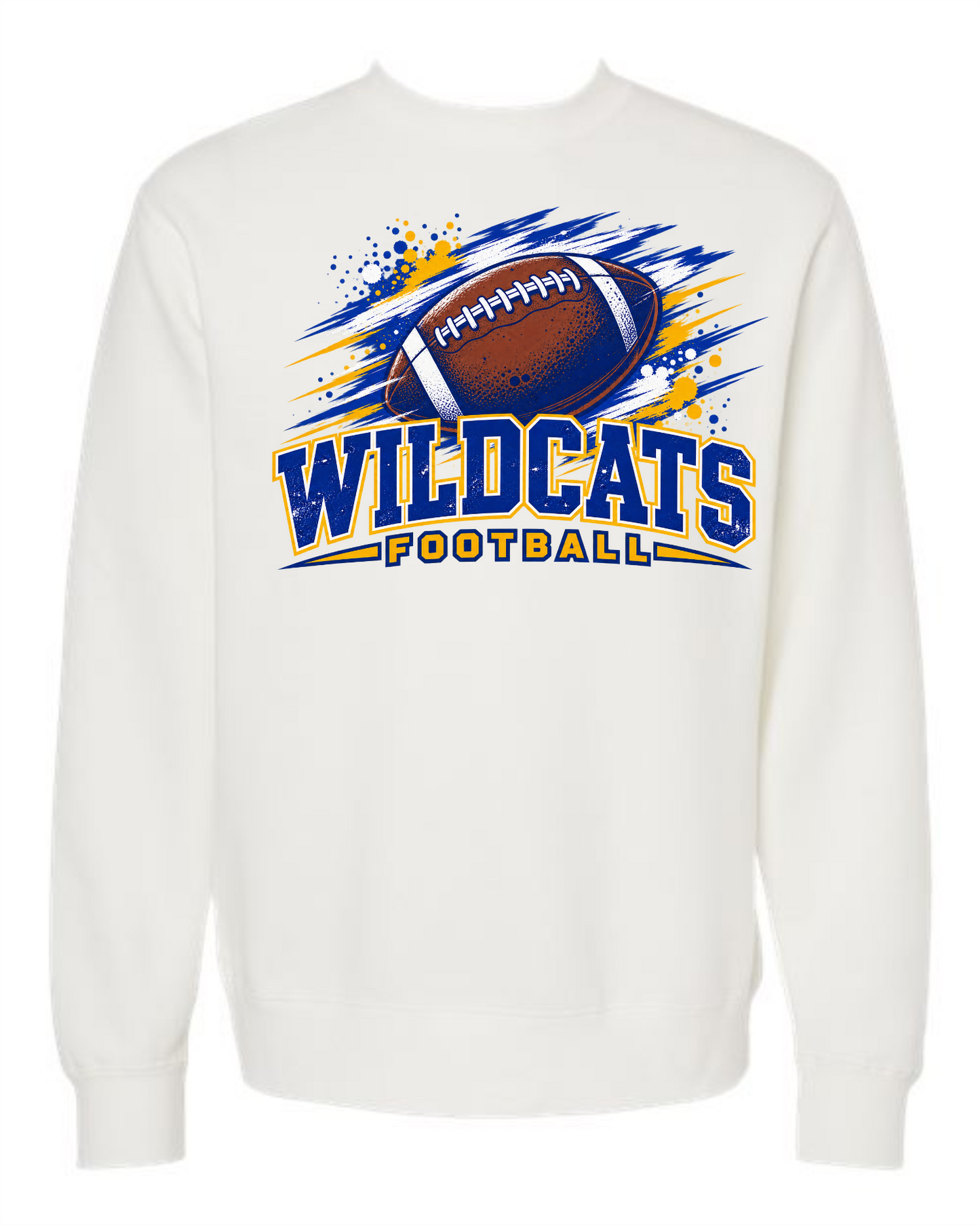 Football 007 Independent Trading Co. Unisex Midweight Pigment-Dyed Crewneck Sweatshirt - PRM3500