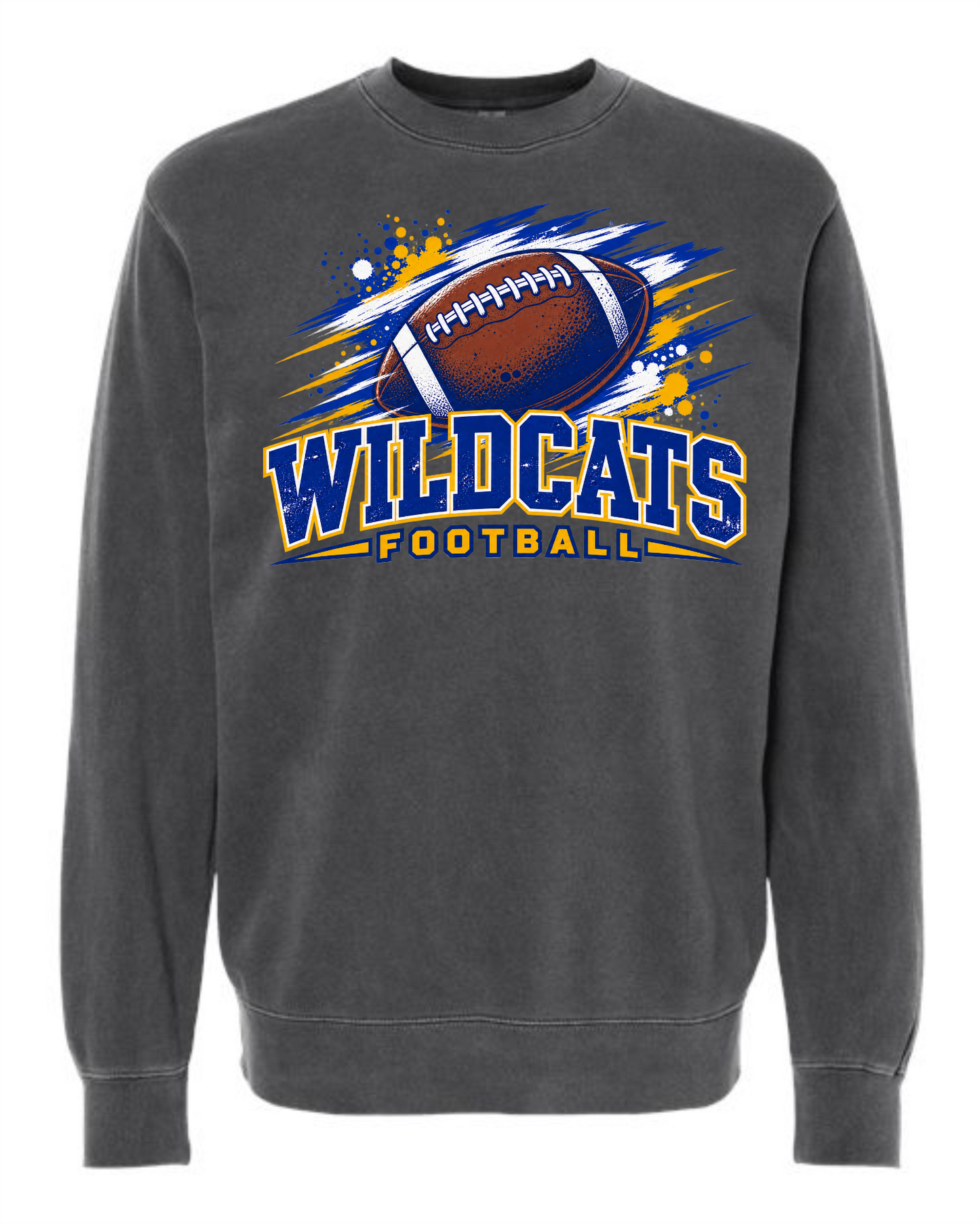 Football 007 Independent Trading Co. Unisex Midweight Pigment-Dyed Crewneck Sweatshirt - PRM3500