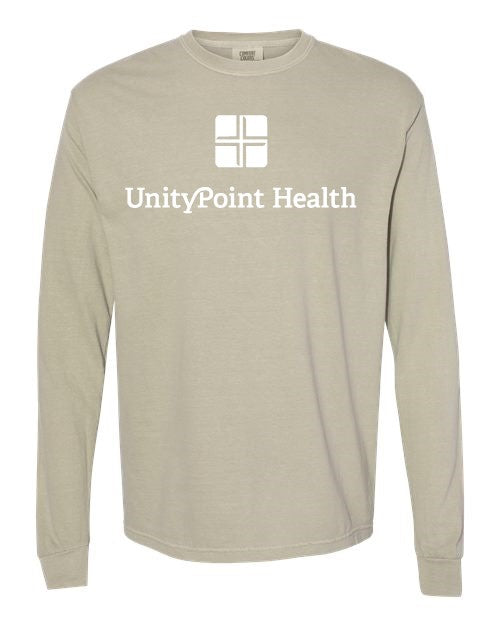 UPH (white logo) Comfort Colors - Garment-Dyed Heavyweight Long Sleeve T-Shirt - 6014