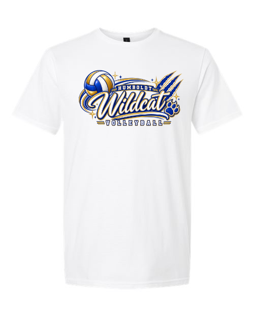 Volleyball 005 Gildan Unisex Softstyle® T-Shirt - 64000B YOUTH