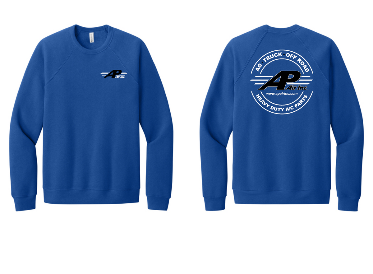 AP AIR 3901 Unisex Sponge Fleece Raglan Crewneck Sweatshirt